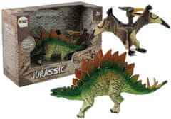 Lean-toys Sada figurín Stegosaurus, Pteranodon Dinosaur