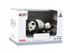 Lean-toys Sada 2 pandových figurek s mládětem Panda Animals Saints