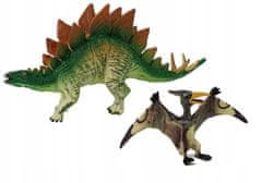 Lean-toys Sada figurín Stegosaurus, Pteranodon Dinosaur