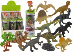 Lean-toys Sada 12 figurek dinosaurů v tubě