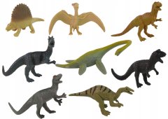 Lean-toys Sada 12 figurek dinosaurů v tubě