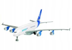 Lean-toys Sada velkého letadla 55 cm + vozidla + figurky