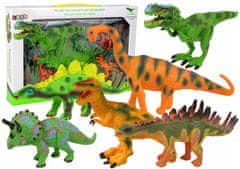 Lean-toys Dinosauří sada Figurky Modely 6 kusů Příslušenství