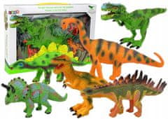 Lean-toys Dinosauří sada Figurky Modely 6 kusů Příslušenství