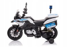 Lean-toys Policejní akumulátorový motor JT5002B bílý