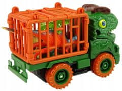 Lean-toys Transportér Dinosaur Truck na demontáž Zie