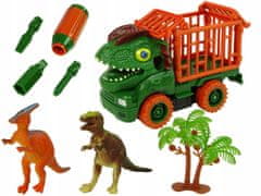 Lean-toys Transportér Dinosaur Truck na demontáž Zie