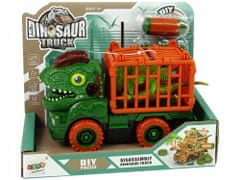 Lean-toys Transportér Dinosaur Truck na demontáž Zie