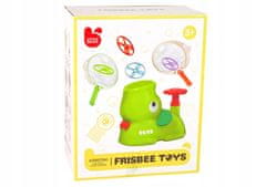 Lean-toys Arkádová hra Chyť Frisbee Elephant Katapult Rose