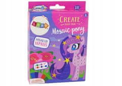 Lean-toys DIY Barevná mozaiková sada Pony výřez