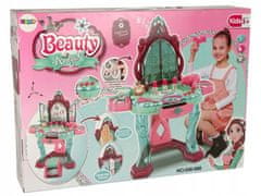 Lean-toys Beauty Set toaletní stolek se zvukem zrcadlového světla