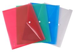 Victoria Spisové desky s drukem, červená, A4, PP