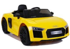 Lean-toys Vozidlo s akumulátorem Audi R8 JJ2198 Žlutá