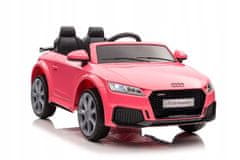 Lean-toys Dobíjecí vozidlo Audi TTRS růžové