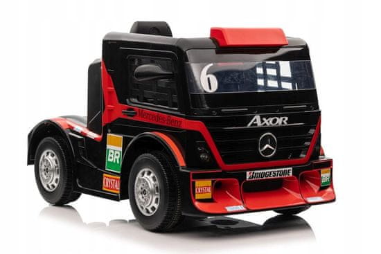 Lean-toys Auto pro Mercedes XMX622 červený LCD
