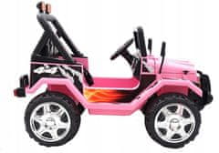 Lean-toys Dobíjecí Car Raptor Double Pink