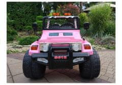 Lean-toys Dobíjecí Car Raptor Double Pink