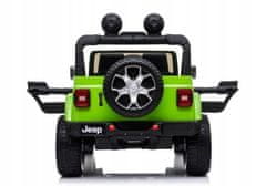 Lean-toys Bateriové auto Jeep Rubicon 4x4 Green