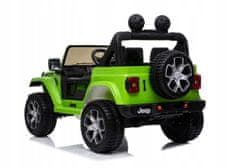 Lean-toys Bateriové auto Jeep Rubicon 4x4 Green