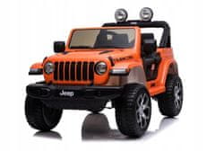 Lean-toys Bateriové auto Jeep Rubicon 4x4 Orange