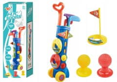 Lean-toys Velký golfový set Minigolf + Golfo Trolley