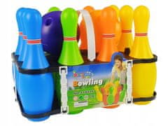 Lean-toys Barevná bowlingová sada 10 ks míč 26 cm