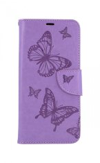 TopQ Pouzdro Xiaomi Redmi 9C knížkové Butterfly fialové 56118