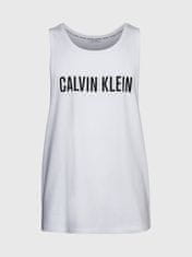 Calvin Klein Pánské plážové tílko KM0KM00837 YCD bílá - Calvin Klein M