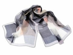 Kraftika 1ks šedá světlá obdélník letní šátek / šála 50x155 cm