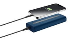 CellularLine Powerbanka Thunder 20 000 mAh, modrá