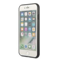 Guess Zadní kryt PU 4G Metal Logo na iPhone SE 2020 - SE 2022 - 7 - 8 šedý