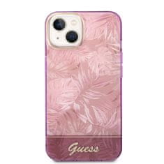 Guess  PC/TPU Jungle Zadní Kryt pro iPhone 14 Plus Pink