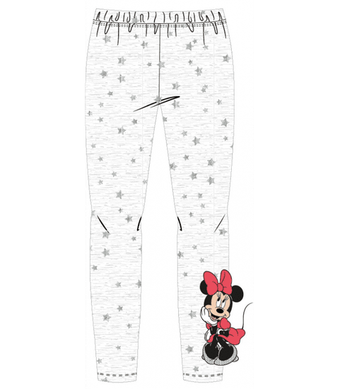 E plus M Dívčí legíny Minnie šedé hvězda 104-134 cm