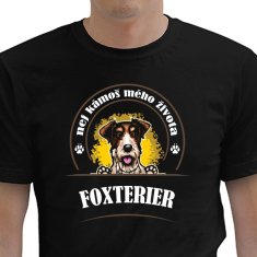 STRIKER Pánské tričko Foxterier Barva: Černá, Velikost: S