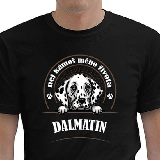STRIKER Pánské tričko Dalmatin Barva: Černá, Velikost: S