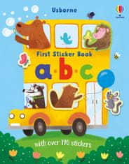 Usborne Usborne First Sticker Book abc