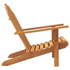 Greatstore Zahradní židle Adirondack 2 ks 79 x 95 x 92 cm masivní teak