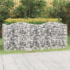 Petromila Klenutý gabion vyvýšený záhon 200x100x100 cm pozinkované železo