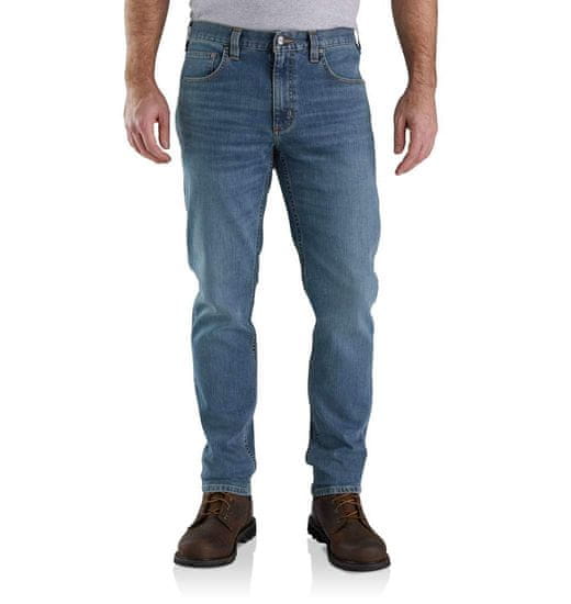 Carhartt Kalhoty Carhartt Rugged Flex Relaxed Fit Low Rise Tapered Jean ARCADIA - W32/L32