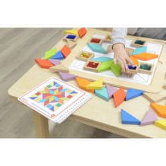 Masterkidz Masterkidz Skládačka Mozaika Učení Barev A Tvarů Tangram Montessori