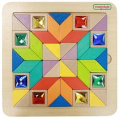 Masterkidz Masterkidz Skládačka Mozaika Učení Barev A Tvarů Tangram Montessori