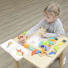 Masterkidz Masterkidz Skládačka Mozaika Učení Barev A Tvarů Tangram Montessori