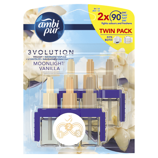 Ambi Pur 3Volution Moonlight Vanilla Náplň do osvěžovače 2x20 ml 