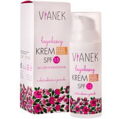 Vianek Soothing BB Cream SPF15 light - krém s ochranným filtrem, chrání před UV zářením, zklidňuje podráždění, 50ml