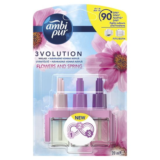 Ambi Pur 3Volution Flowers Náplň do osvěžovače 20 ml