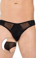 Softline Collection Pánská tanga 4466 black - SOFTLINE COLLECTION černá M/L