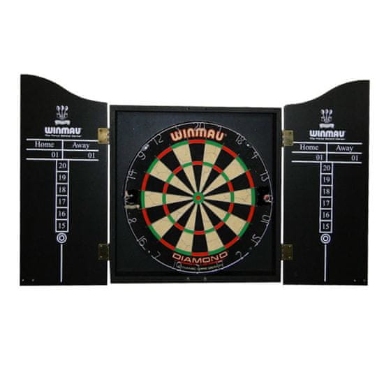 Winmau Kompletní šipkový set, terč, skříňka, 2 sety šipek