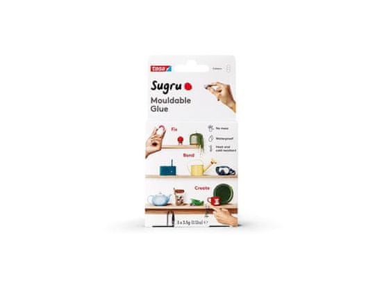 Tesa Lepicí hmota "Sugru", bílá, 3 x 3,5 g