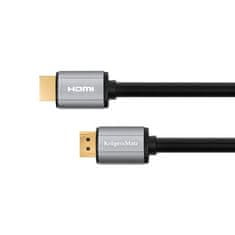 Krüger&Matz Kabel HDMI-HDMI 10m Kruger & Matz Basic šedý KM1205