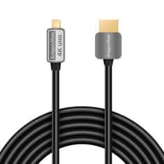 Krüger&Matz Kruger & Matz Kabel HDMI - micro HDMI plug-plug (AD) 1,8 m šedý KM0327